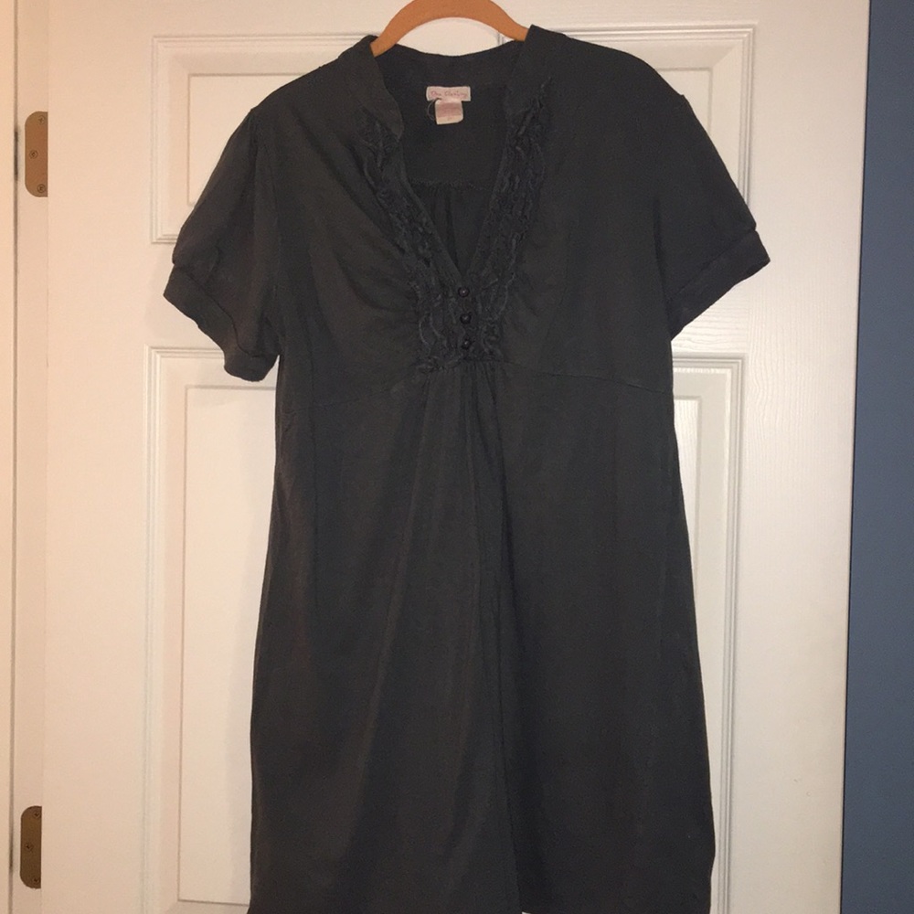Gray T-shirt dress